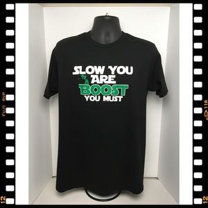 T-Shirt~Yoda~Automotive~Turbo~Slow~Boost~You~Must~